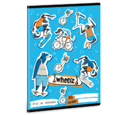 Ars Una Wheelz 23 (5262) A5 27-32 kockás füzet füzet