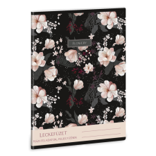 Arsuna Ars Una Flowery black A/5 leckefüzet füzet