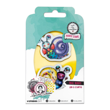 Art by Marlene Snail Buddies Gumibélyegző készlet ABM Cling Stamp 1 csomag bélyegző