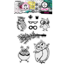 Art by Marlene Szilikonbélyegző Owlicious - Art by Marlene - ABM Clear Stamp (1 csomag) bélyegző