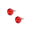 ART CRYSTELLA 8mm Fülbevaló SWAROVSKI® kristállyal - Light siam piros (1800XKE005U)