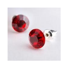 ART CRYSTELLA Fülbevaló, light siam piros SWAROVSKI® kristállyalSWAROVSKI® kristállyal, 8mm, ART CRYSTELLA® fülbevaló