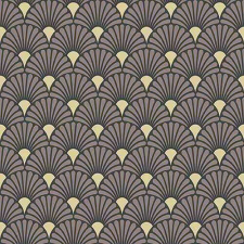 Art Deco Black papírszalvéta 33x33cm, 20db-os papírárú, csomagoló és tárolóeszköz
