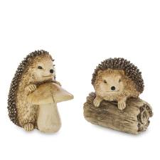 Art-Pol Dekorfigura Jeżyk tworzywo sztuczne brązowy 9x9x9 10,5x7x10cm dekorációs kellék