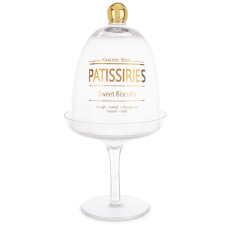 Art-Pol Szklany Pojemnik Dekoracyjny szkło złoty, przeźroczysty 26x13x13cm konyhai eszköz