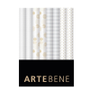 Artebene GmbH Artebene tekercses csomagolópapír (70x150 cm) fehér, arany-ezüst esk.minták, 4-féle 2022