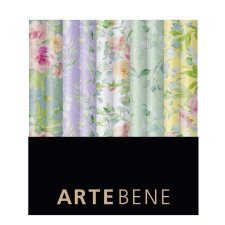 Artebene GmbH Artebene tekercses csomagolópapír (70x200 cm) pasztell rózsás, 5-féle 2022 mintás csomagolópapír