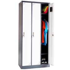 Artemisz ® Hosszú ajtós öltözőszekrénye 3-ajtós kivitelben széf
