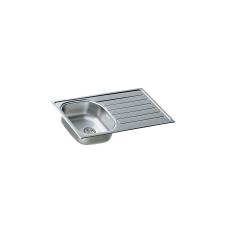 Artenova AE 850 mosogatótálca (860x500 mm, 1 medence+csepptálca) komplett szifoncsomaggal mosogatótálca