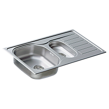 Artenova AEB-860 gyümölcsmosós, csepptálcás rozsdamentes acél mosogatótálca 860x500 mm mosogatótálca