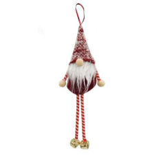 Artezan Karácsonyi manó 21cm piros-fehér csengővel ACG21RW-B karácsonyi dekoráció