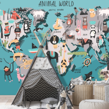 Artgeist Fotótapéta - Animal Map 300x210 tapéta, díszléc és más dekoráció