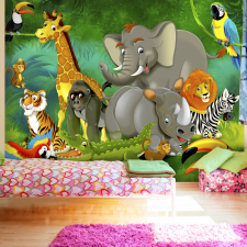 Artgeist Fotótapéta - Colourful Safari 350x245 tapéta, díszléc és más dekoráció