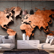 Artgeist Fotótapéta - Copper Map 450x315 tapéta, díszléc és más dekoráció