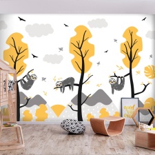 Artgeist Fotótapéta - Cute Sloths 450x315 tapéta, díszléc és más dekoráció