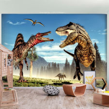 Artgeist Fotótapéta - Fighting Dinosaurs 150x105 tapéta, díszléc és más dekoráció