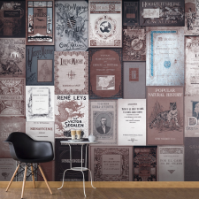 Artgeist Fotótapéta - Retro Style: Books 350x245 tapéta, díszléc és más dekoráció