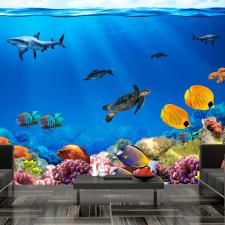 Artgeist Fotótapéta - Underwater kingdom 100x70 grafika, keretezett kép