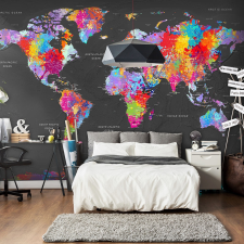 Artgeist Fotótapéta - World Map: Synesthesia 250x175 tapéta, díszléc és más dekoráció