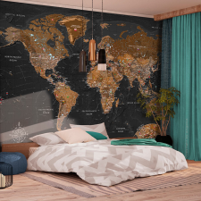 Artgeist Fotótapéta - World: Stylish Map térkép