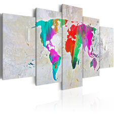 Artgeist Kép - Colourful Planet térkép