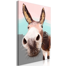 Artgeist Kép - Curious Donkey (1 Part) Vertical 40x60 grafika, keretezett kép