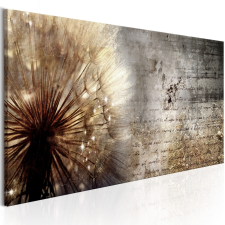 Artgeist Kép - Dandelion on Concrete grafika, keretezett kép