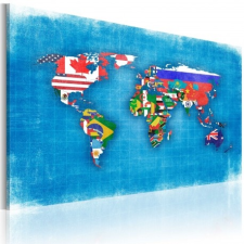 Artgeist Kép - Flags of the World tapéta, díszléc és más dekoráció