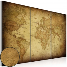 Artgeist Kép - Old map: triptych térkép