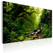 Artgeist Kép - Waterfall in the Forest grafika, keretezett kép