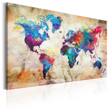 Artgeist Kép - World Map: Urban Style térkép