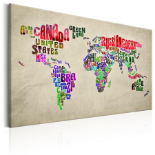 Artgeist Kép - World Map: World Tour (EN) térkép