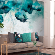 Artgeist Öntapadó fotótapéta - Blue Poppies 196x140 tapéta, díszléc és más dekoráció