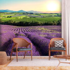 Artgeist Öntapadó fotótapéta - Lavender Field 147x105 tapéta, díszléc és más dekoráció