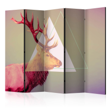 Artgeist Paraván - deer (graphic pattern) II [Room Dividers] - 5 részes 225x172 bútor