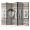 Artgeist Paraván - Room divider - Home and heart