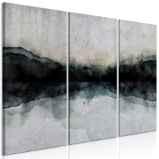 Artgeist Vászonkép - Mountain Surface of the Lake (3 Parts) 90x60 grafika, keretezett kép