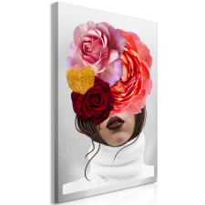 Artgeist Vászonkép - White Turtleneck (1 Part) Vertical 80x120 grafika, keretezett kép