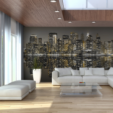 Artgeist XXL Fotótapéta - American skyscrapers grafika, keretezett kép