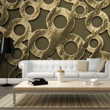 Artgeist XXL Fotótapéta - Gyűrűk készült régi bronz grafika, keretezett kép