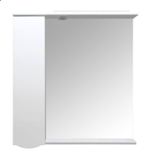 ARTHEMA Fürdőszoba szekrény tükörrel és világítással, Balos, Arthema Venus SX131 fehér, 81x15,5x87 cm fürdőszoba bútor