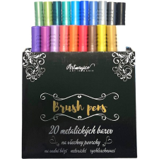 Artmagico Brush pens 20 darab fémes metál árnyalat filctoll, marker