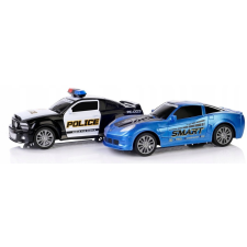 Artyk R/C Rendőrségi távirányítós autó készlet (2 darabos) autópálya és játékautó