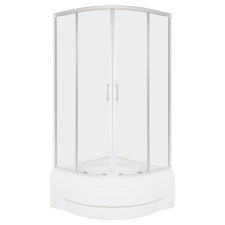  Aruba 90 GL króm íves zuhanykabin mélytálcával kád, zuhanykabin