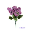  Árvácska 10 fejes selyemvirág csokor 30cm - Lila