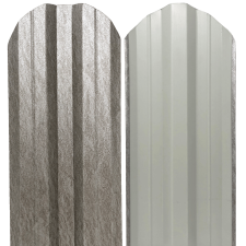 ÁRVAI KERÍTÉS Lemez fém kerítésléc QUARTZ 0,4mm (Kialakítás: Ívelt végű, Hosszúság: 50cm) kerti bútor
