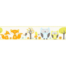 As-Creation Bordűr erdei állatos - gyerek 94113-1 tapéta, díszléc és más dekoráció