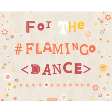  As-Creation Cozz 36293-2 Flamingo Dance feliratok virágok bézs sárga narancs piros fehér tapéta tapéta, díszléc és más dekoráció