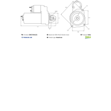AS-PL önindító AS-PL S3027(VALEO) autóalkatrész