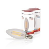 Asalite LED Izzó C35 Filament gyertya E14 4W 2700K 400 Lumen
